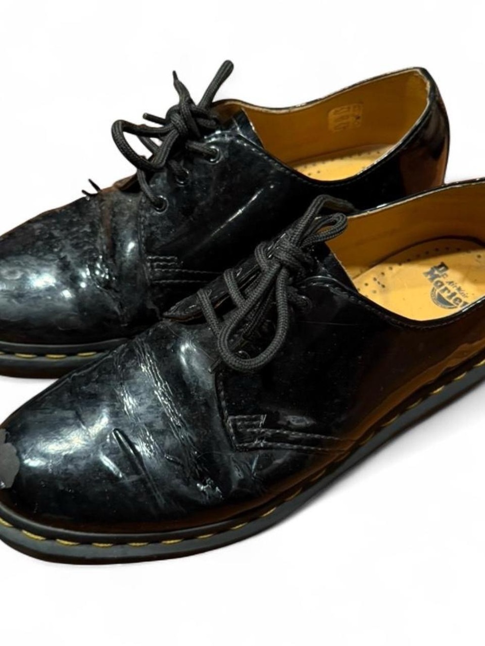 Dr. Martens 1461 Patent Leather Low Top Chunky Shoes